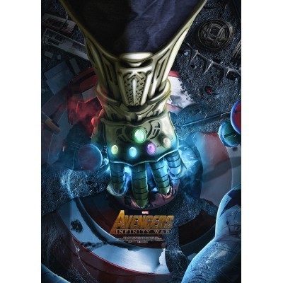 Sale 70% Tấm poster dán tường in hình các nhân vật trong Avengers,  Giá gốc 33,000 đ - 34C26