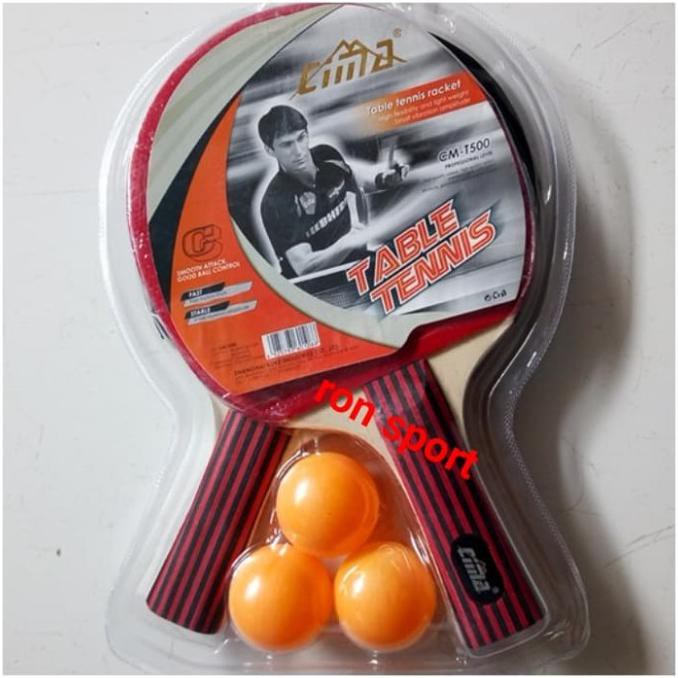 Set 2 Vợt Đánh Bóng Bàn Pingpong + 3 Quả Cầu