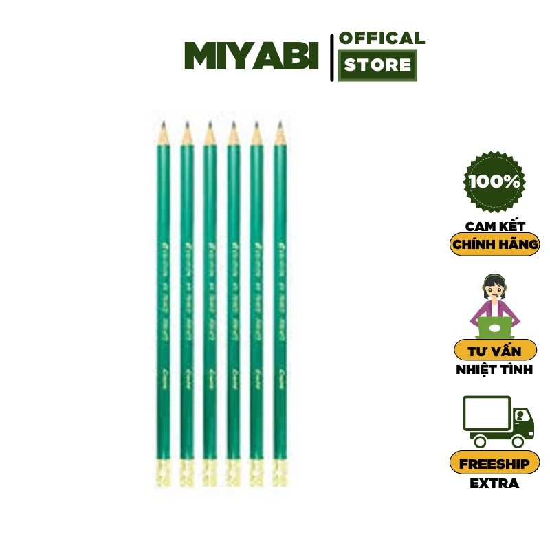 1 hộp chì Pháp Conte' có tẩy 2B/HB (12 chiếc)