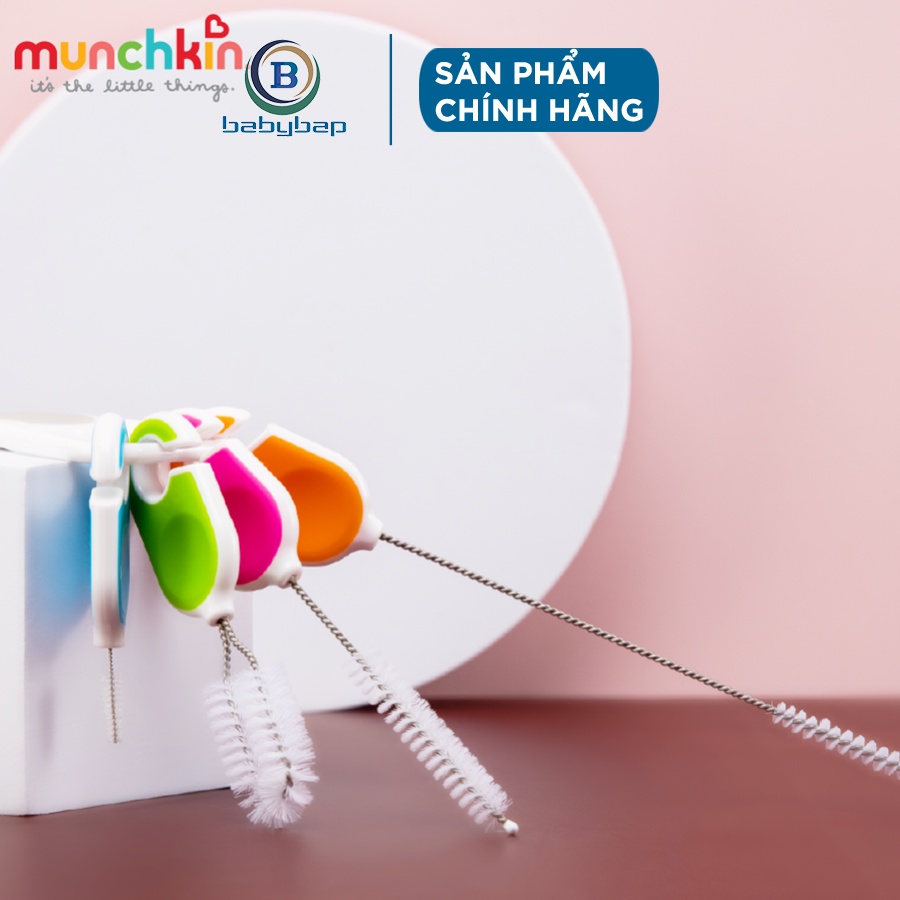 Bộ 4 Chổi Vệ Sinh Phụ Kiện Munchkin Dễ Hơn Và Tiện Lợi Hơn