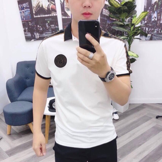 Áo thun nam cổ bẻ mẫu mới cao cấp, áo phông đẹp giá rẻ,AT 12 | BigBuy360 - bigbuy360.vn