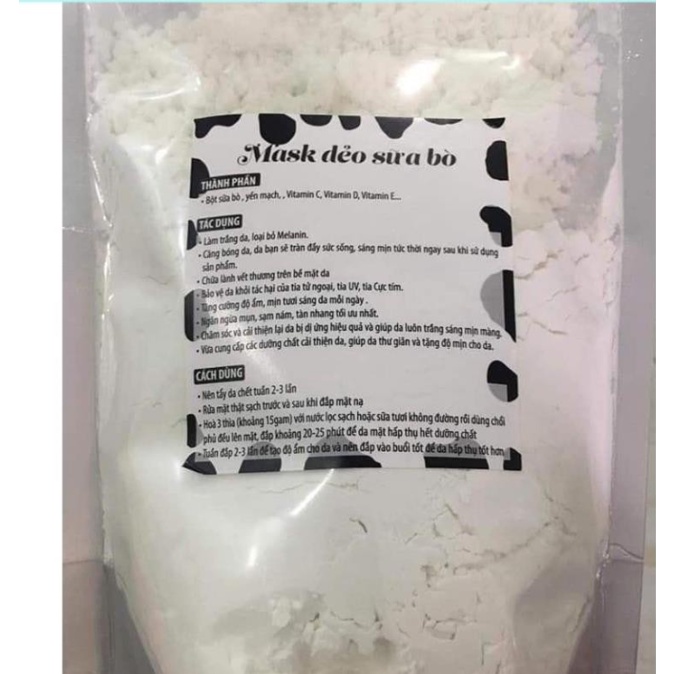 Mặt nạ dẻo sữa bò, mask sữa bò - 1kg
