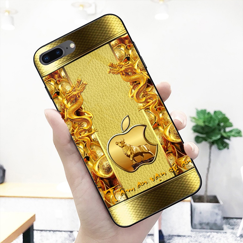 Ốp lưng kính cường lực iphone 7plus/8plus-iphone 6plus-iphone7/iphone8-iphone6/6S in hình 12 con giáp siêu đẹp