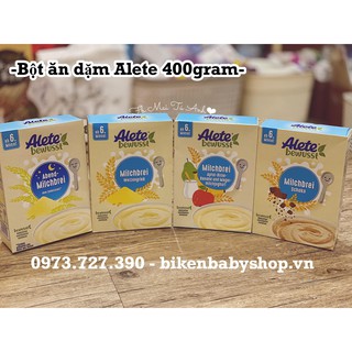 Bột ăn dặm Alete 400gram date 2021