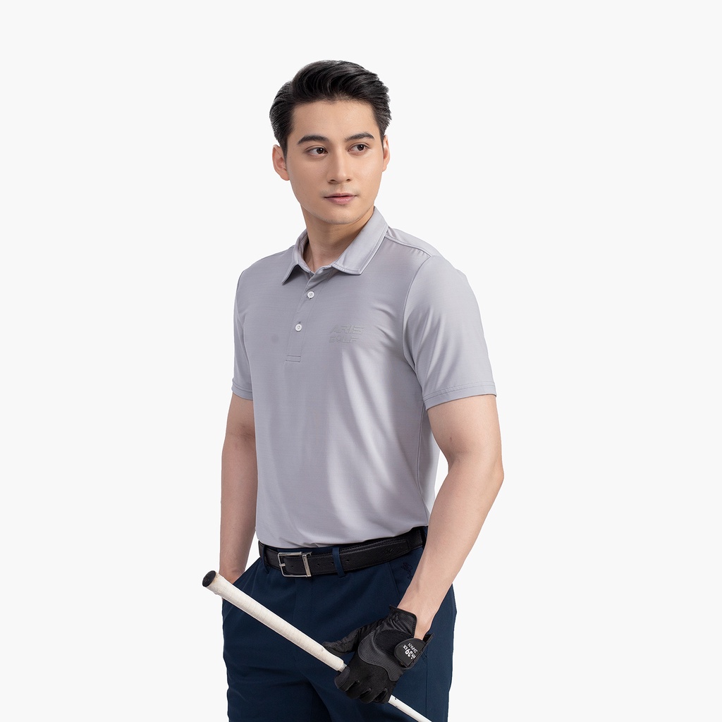 Áo polo nam Aristino phom dáng Golf fit dáng suông vừa co giãn nhẹ, thoải mái, dễ mặc - APSG04S2