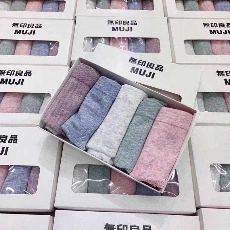 Hộp 5 Quần Lót Nữ Muối Tiêu Kháng Khuẩn