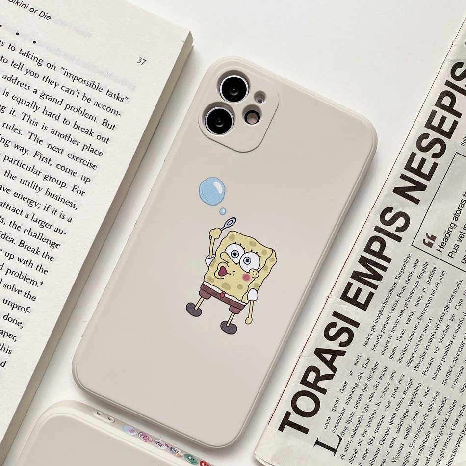 Ốp điện thoại in họa tiết dễ thương cho Iphone 11 12 Pro 12pro Max 12mini 7 8 Plus X Xs Max Xr | BigBuy360 - bigbuy360.vn
