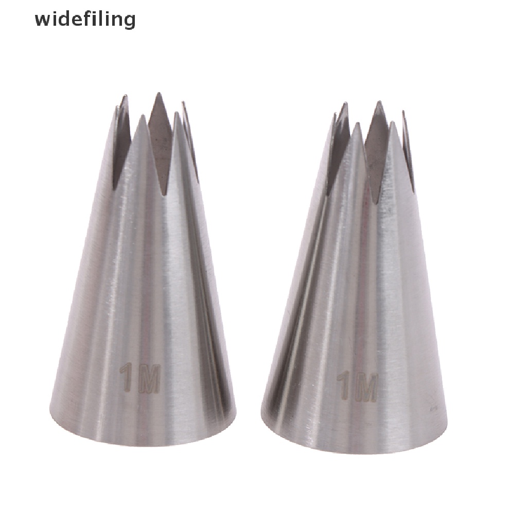 Widefiling 1M# Dụng Cụ Bắt Kem Trang Trí Bánh 6 Răng Bằng Inox 304