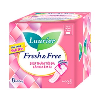 Băng vệ sinh laurier fresh & free