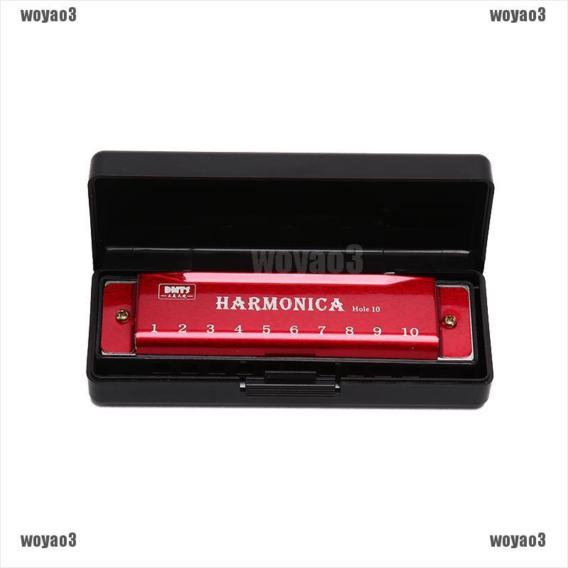 Kèn Harmonica 10 Lỗ Chuyên Dùng Cho Người Mới Bắt Đầu