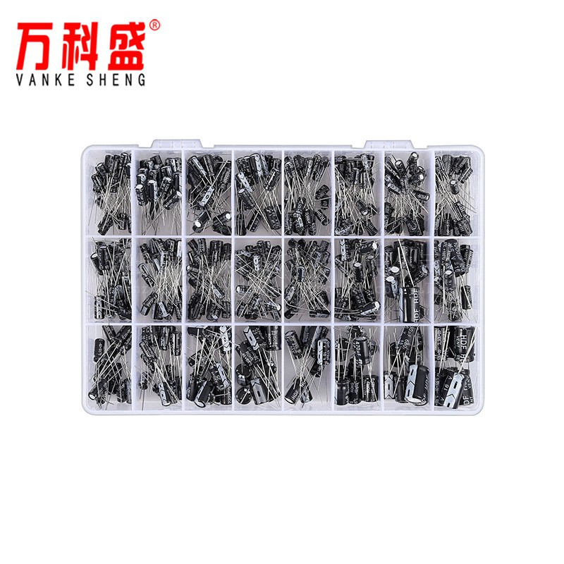 Thông số kỹ thuật 1100PCS 24 500 tụ điện cộng với 600 tụ điện nguyên khối gói 0,1UF-10UF