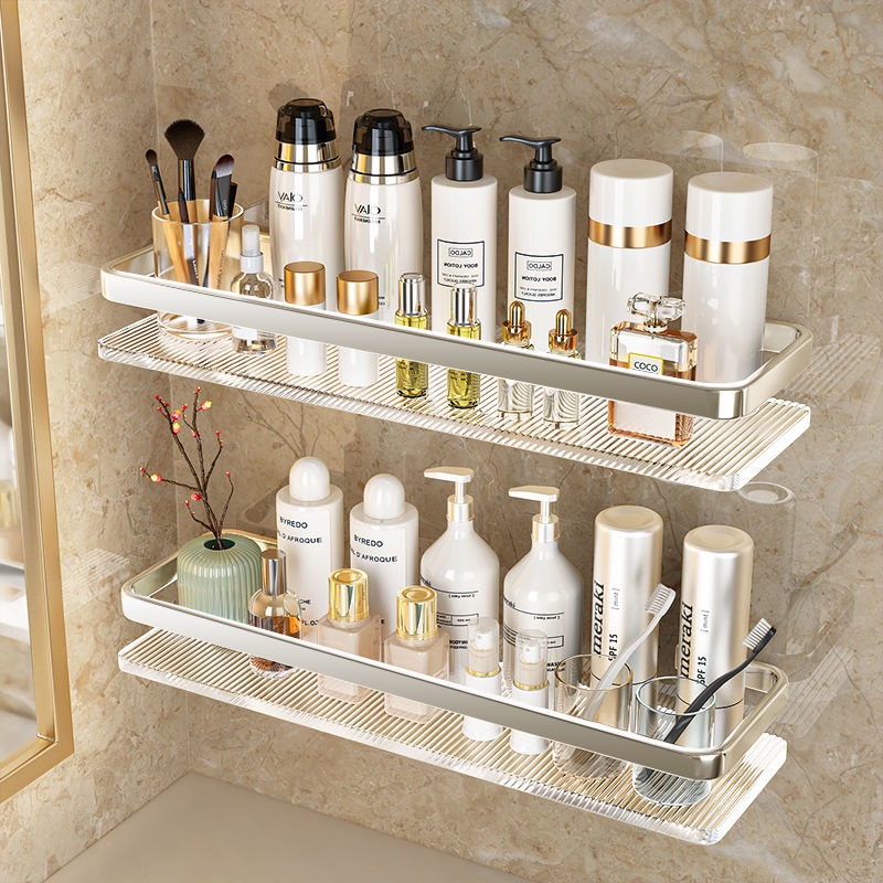 Tiện Phụ KiệN PhòNg TắM Acrylic Giá Treo Nhà TắM Kệ ĐựNg Mỹ PhẩM Nhà TắM Kệ Tam GiáC Nhà TắM Giá ĐựNg Đồ Nhà TắM Kệ Treo Nhà TắM