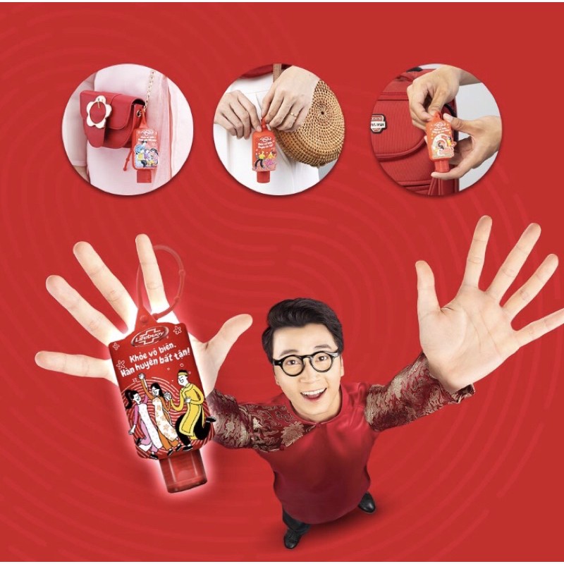 [LIFEBUOY+Tặng VỎ BỌC] 1 Gel diệt khuẩn Lifebuoy bảo vệ vượt trội 10 - 50ML