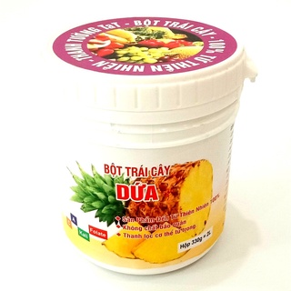 BỘT TRÁI CÂY DỨA - 100 TỪ THIÊN NHIÊN - HỘP 330g - CHO GIA ĐÌNH VÀ CÁC NHÀ HÀNG.- BẢO QUẢN VÀ TIỆN DỤNG CHO CÁC N