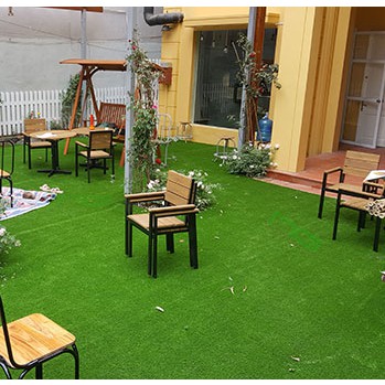 Combo 20 mét vuông (m2) thảm cỏ nhân tạo sợi nilong mẫu cỏ 1.5cm