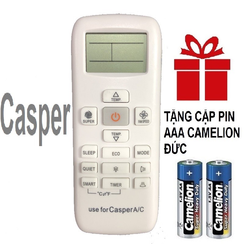 Remote máy lạnh CASPER RCH-RUY-0 - Điều khiển điều hòa CASPER