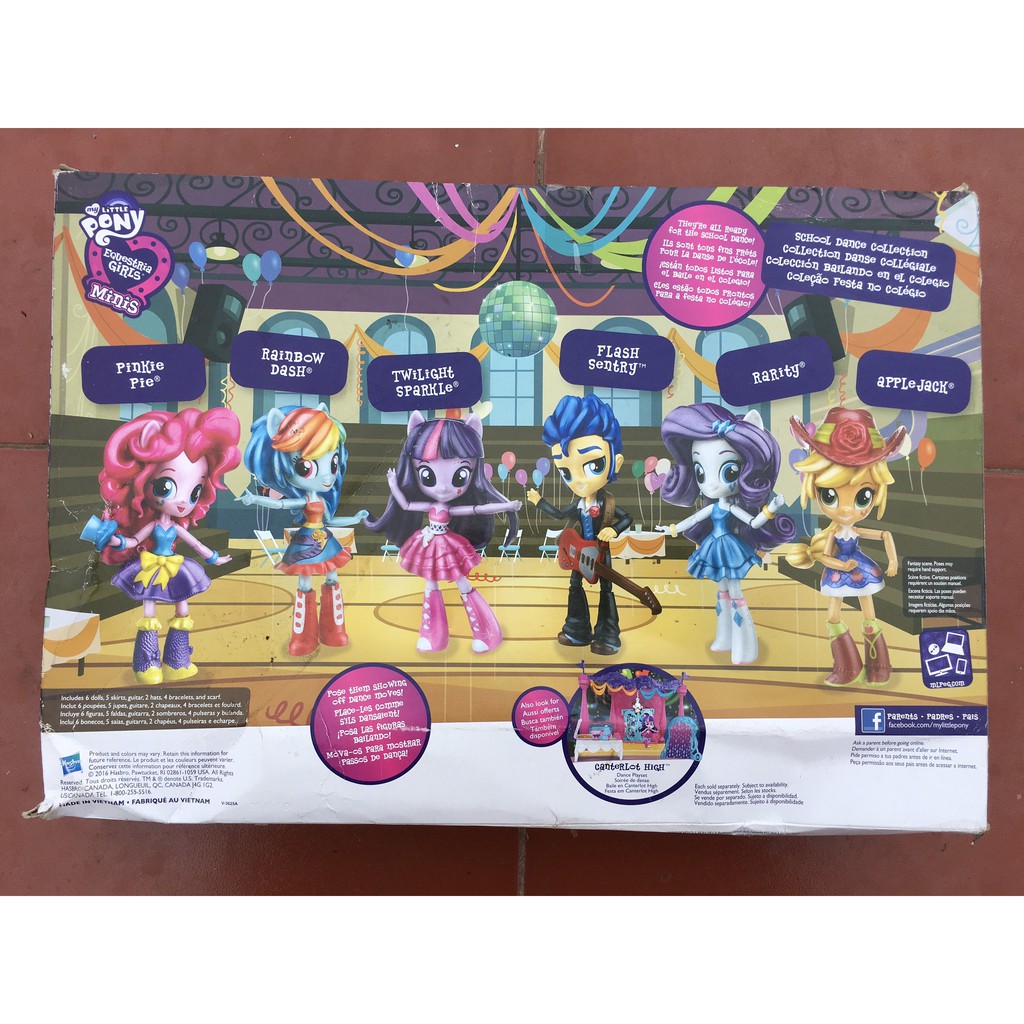 Bộ 6 Mô Hình My Little Pony Equestria Girl Fullbox