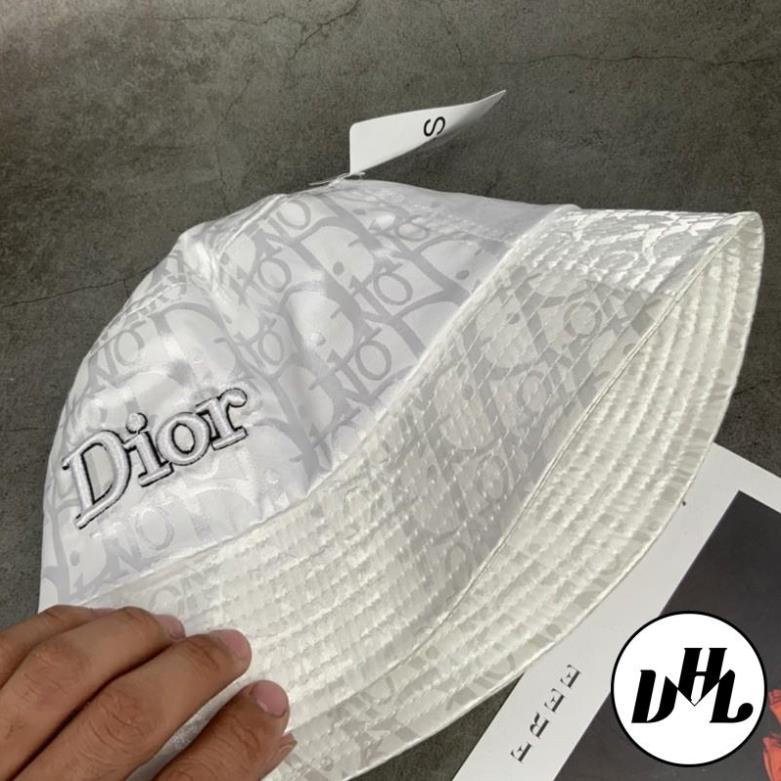 Mũ Bucket Form Cụp Vải QC in Thêu Dior Thời Trang Nam Nữ