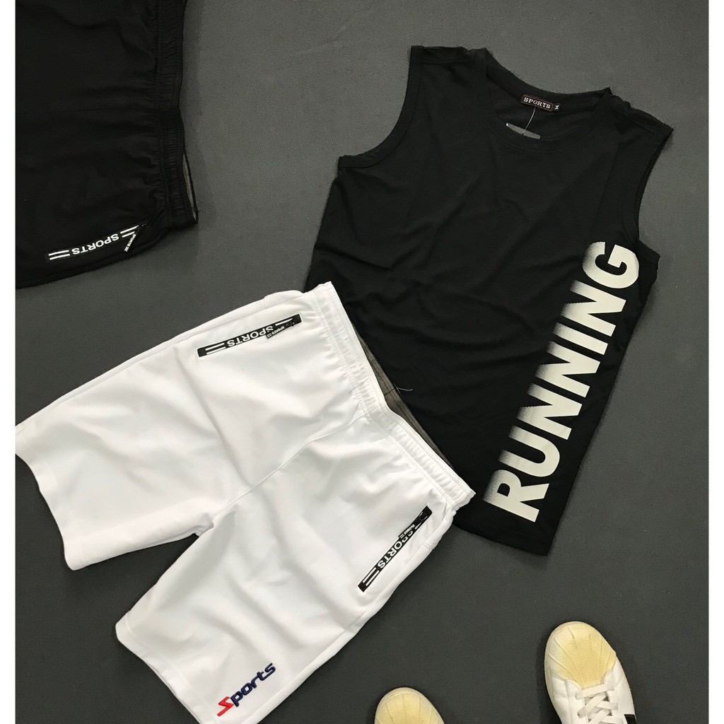 set thể thao nam áo ba lỗ cực mát | BigBuy360 - bigbuy360.vn