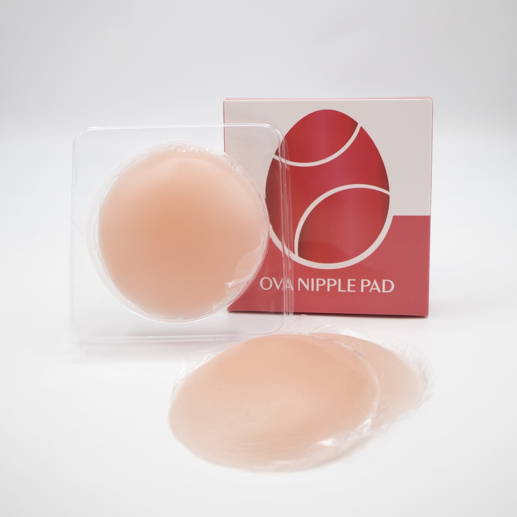 [Mã BMLT35] Miếng dán ngực silicon cao cấp OvaPink Nipple Pad siêu dính, thật như da tự nhiên, tái sử dụng 6 tháng