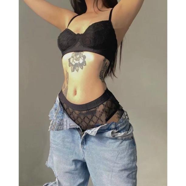 Bộ Đồ Lót Softie Vân Nổi G.C Nâng Ngực Sexy Thời Trang Cao Cấp 8059