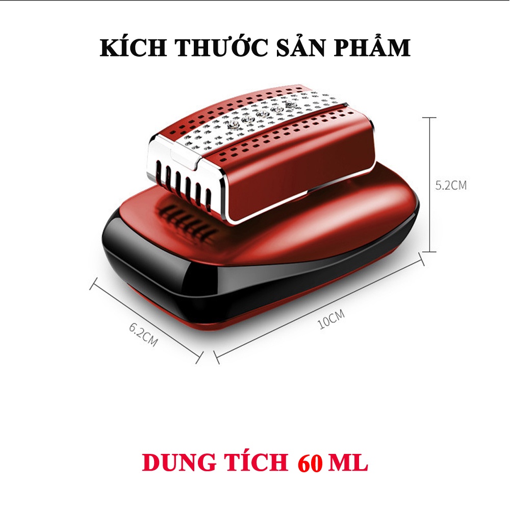 Nước hoa ô tô ĐÍNH ĐÁ tinh dầu xe hơi cao cấp đặt taplo ô tô khử mùi chống say xe hoàn toàn từ thiên nhiên