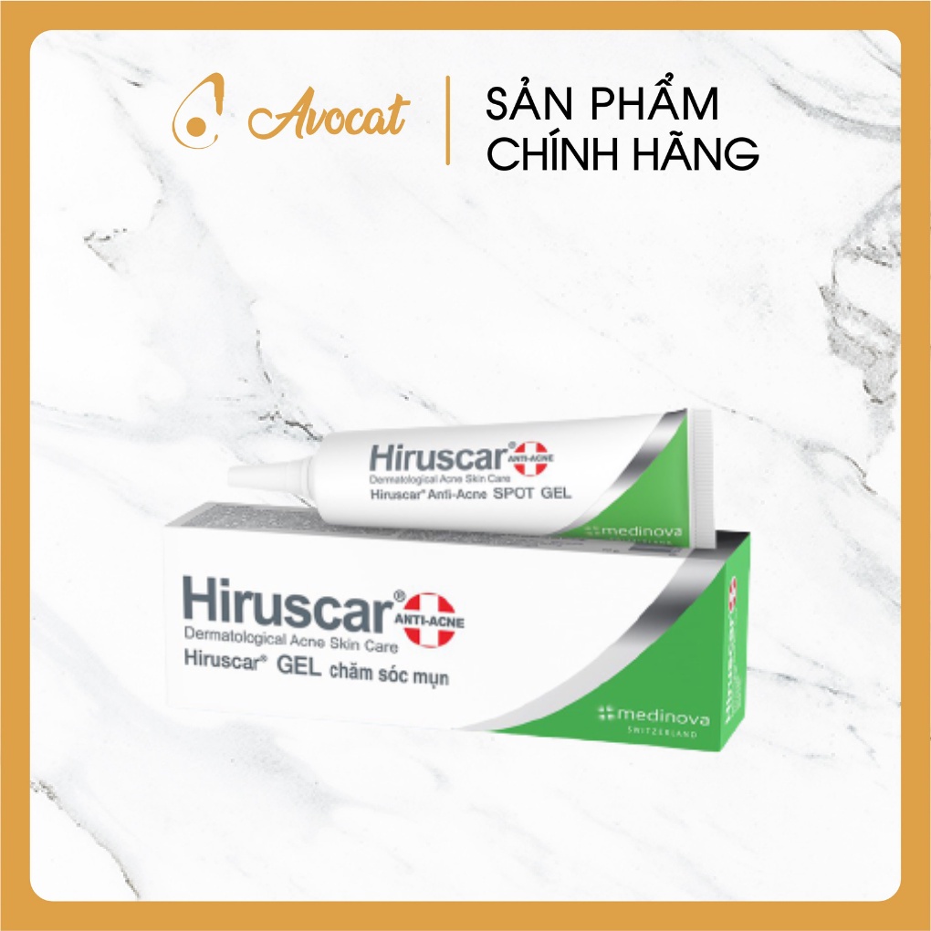 Gel xử lý mụn Hiruscar Anti-Acne Spot Gel+ 10g