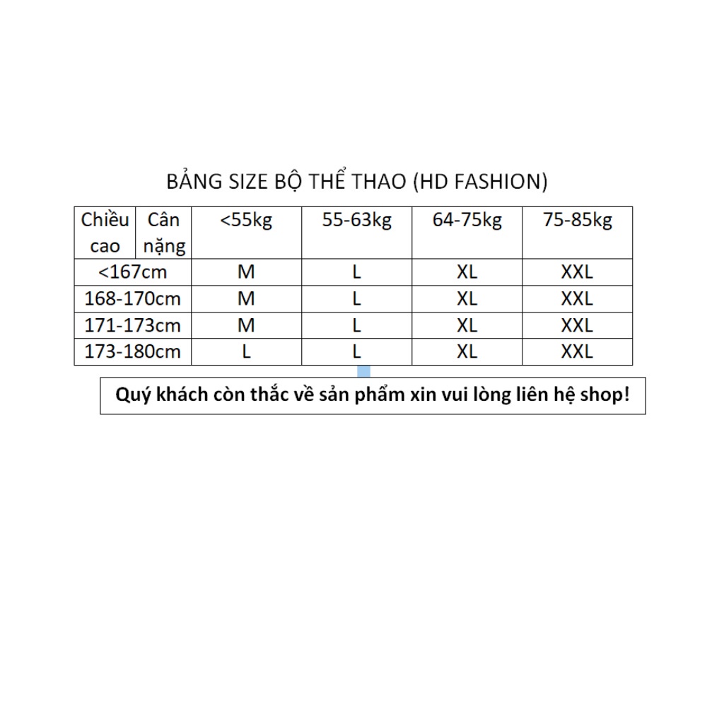 Bộ Thể Thao Nam chất thun lạnh co giãn 4 màu trẻ trung