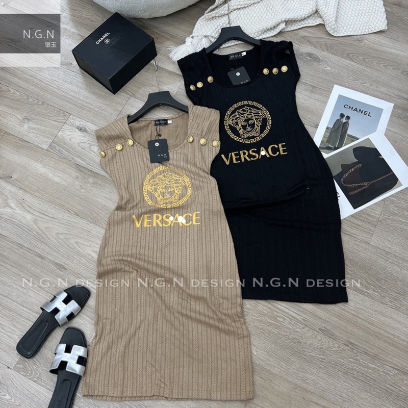 Váy body Ver sạc len thừng