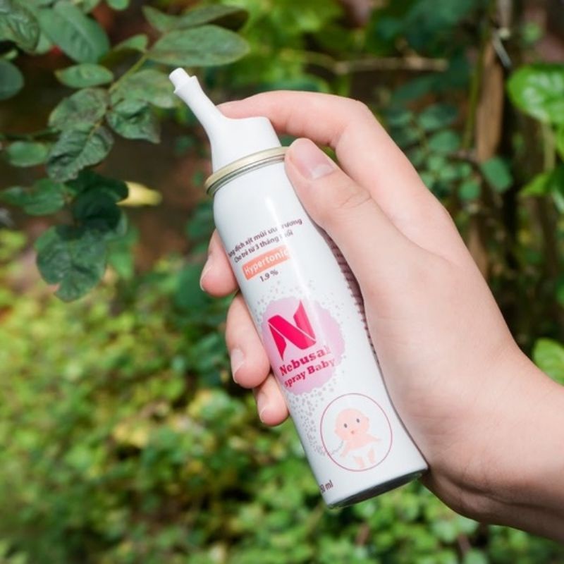 DUNG DỊCH XỊT MŨI ƯU TRƯƠNG  NEBUSAL SPRAY BABY 1,9%