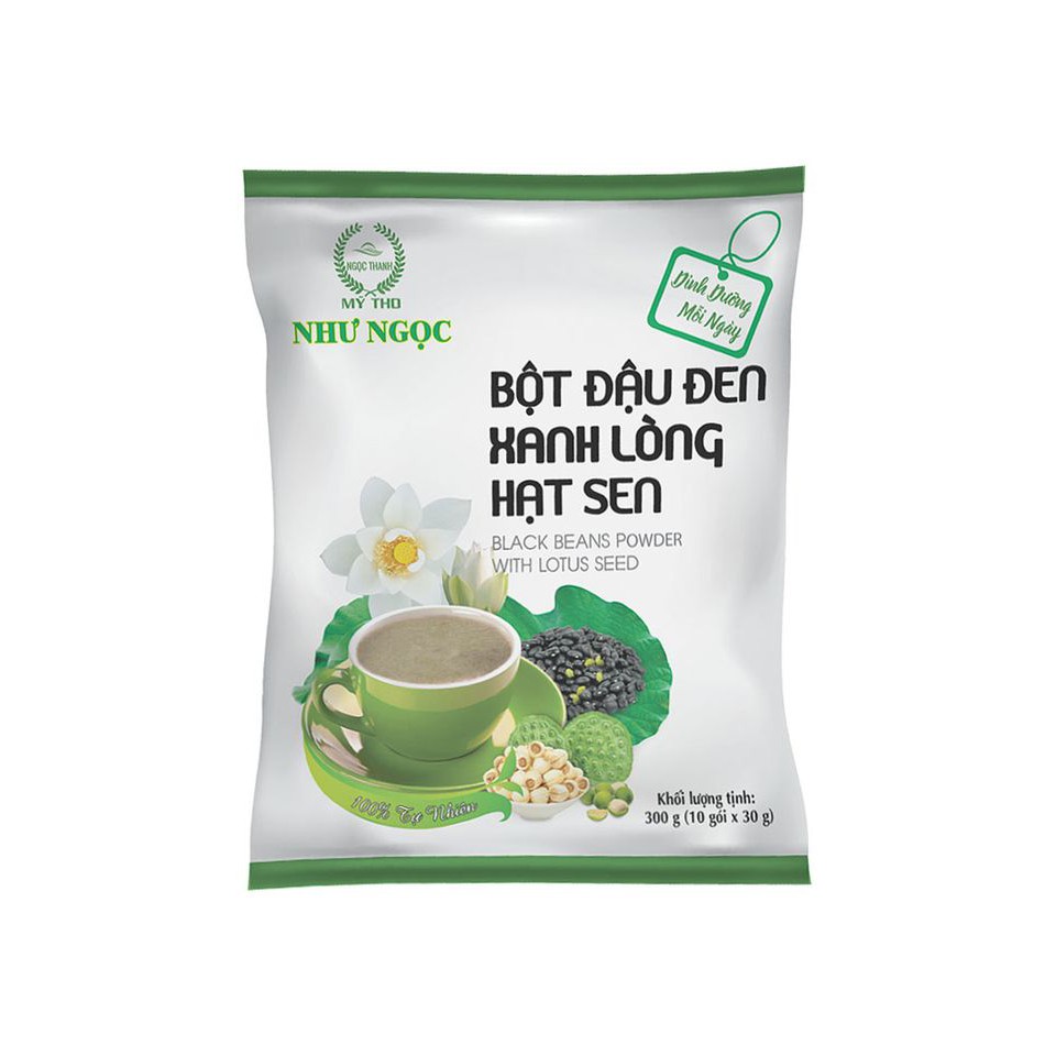 BỘT ĐẬU ĐEN XANH LÒNG NHƯ NGỌC 300G { THỰC PHÂM VÌ SỨC KHOẺ }