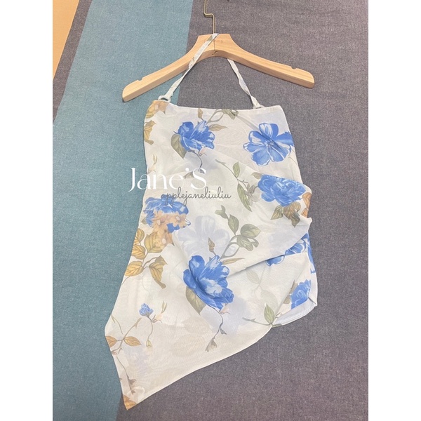 Jane Áo yếm voan hoa - quần ống suông rộng nếp nhuyễn nữ tính sang trọng ẢNH THẬT CUỐI