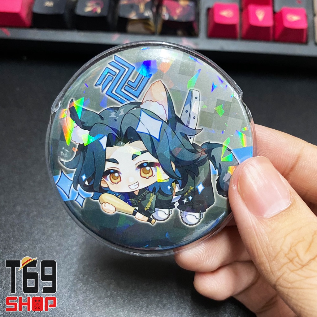 [Tặng bao bảo vệ] Huy hiệu anime Tokyo Revengers có hiệu ứng lấp lánh (Size 5.8cm)