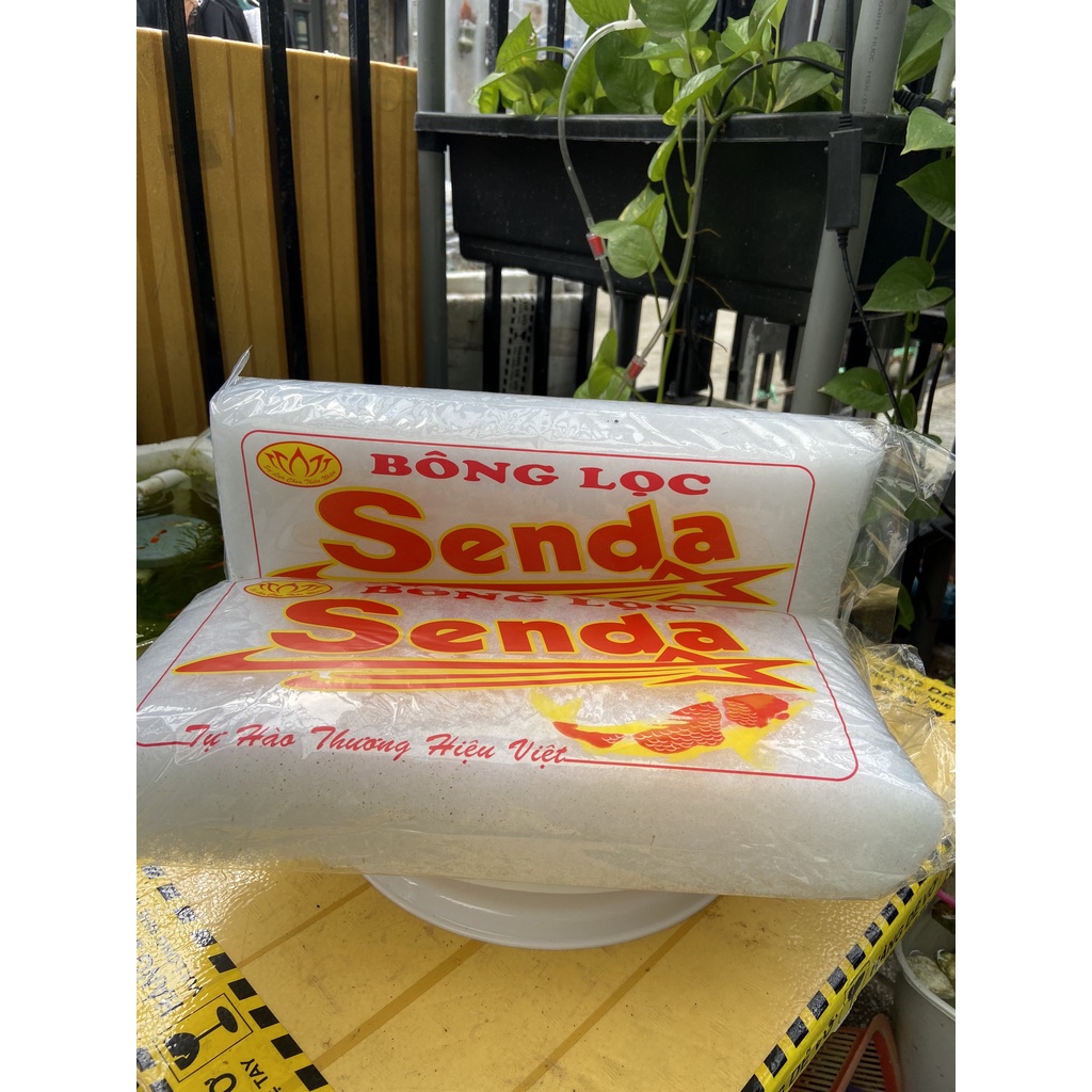 Bông lọc màu trắng cho hồ cá