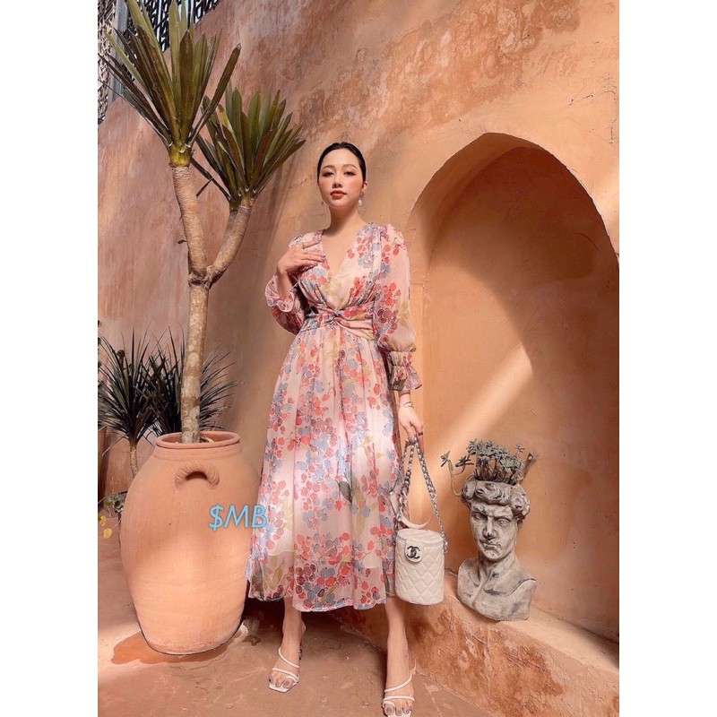 ❤️ ĐẦM MAXI HOA CHÉO BỤNG | BigBuy360 - bigbuy360.vn