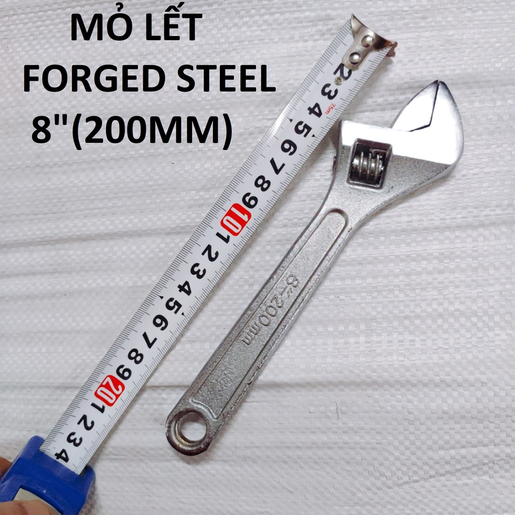 Mỏ lết 200mm (8inch) FORGED STEEL- Cty CP XNK Viet Tools