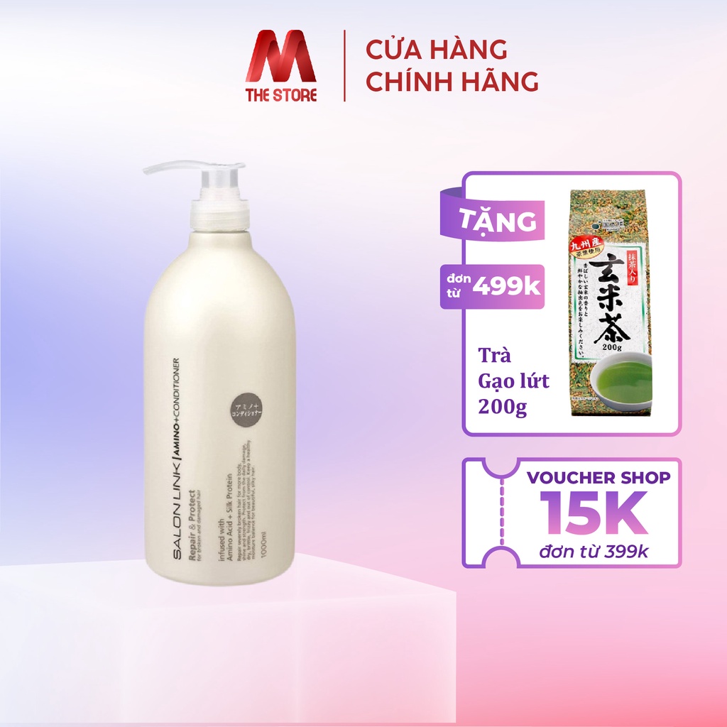 Dầu xả Salon Link Amino dưỡng tóc mềm mượt và phục hồi tóc hư tổn