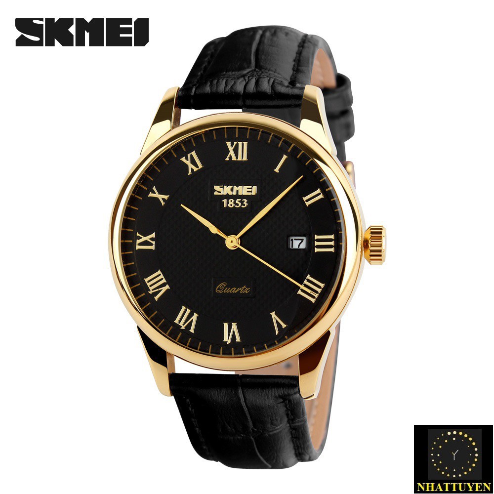 [ xả kho ] ĐỒNG HỒ NAM SKMEI 9058 DÂY DA CHÍNH HÃNG, CHỐNG NƯỚC VÀ CHỐNG XƯỚC