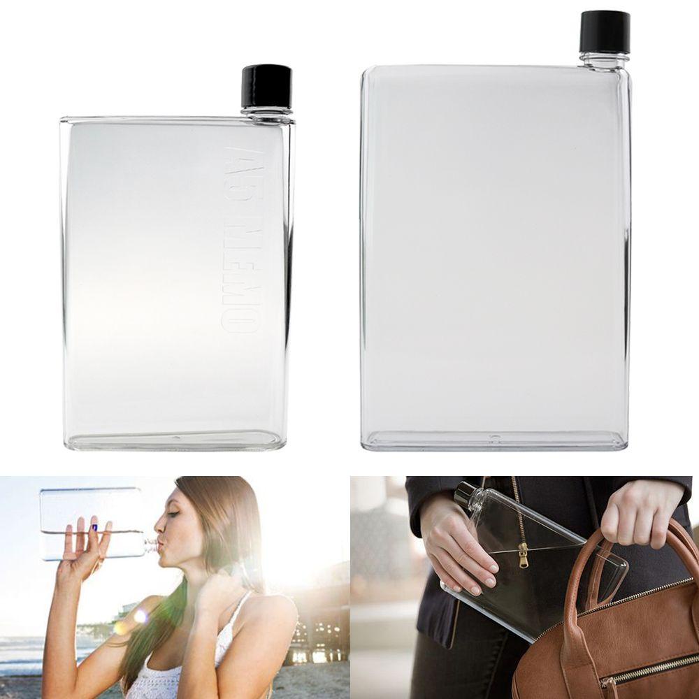 LEISURE Bình Nước Nhựa Trong Suốt Cỡ A5 A6 Tiện Dụng