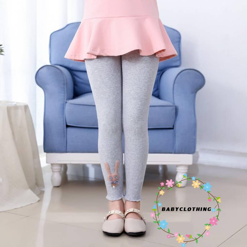 Quần Legging In Hình Thỏ Và Ngôi Sao Đáng Yêu Cho Bé Gái