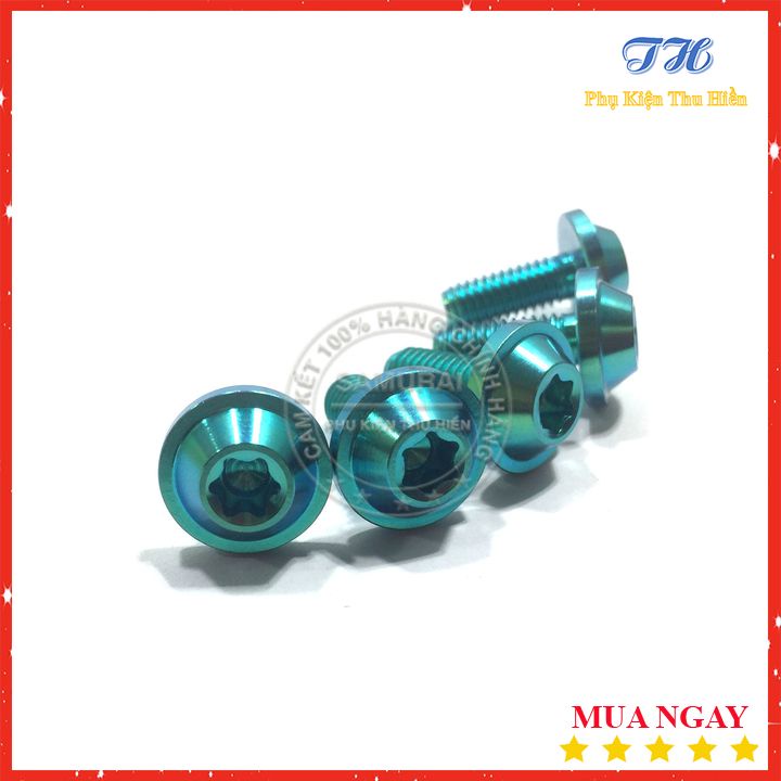 Ốc gr5 6li20 đầu dù gắn các vị trí tương thích trên xe máy ( gúa 1 con )