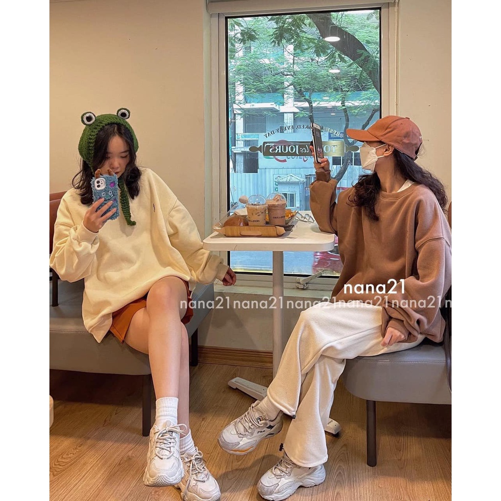 [Có Video + Ảnh Thật] Áo Sweater Nam Nữ Nỉ Thêu Chât Nỉ Bông Mềm Mịn Siêu Xinh- Chuu House- CH0192