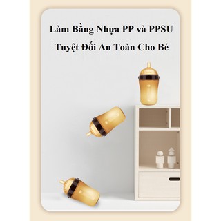 Bình sữa Kamidi Silicon 150ml ,250ml Chính Hãng cho trẻ sơ sinh, chống sặc cho bé, giúp bé tập bú bình, cai sữa mẹ