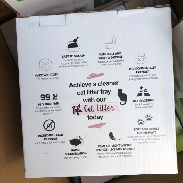Cát đậu nành, cát vệ sinh cho mèo cát Tofu 7L