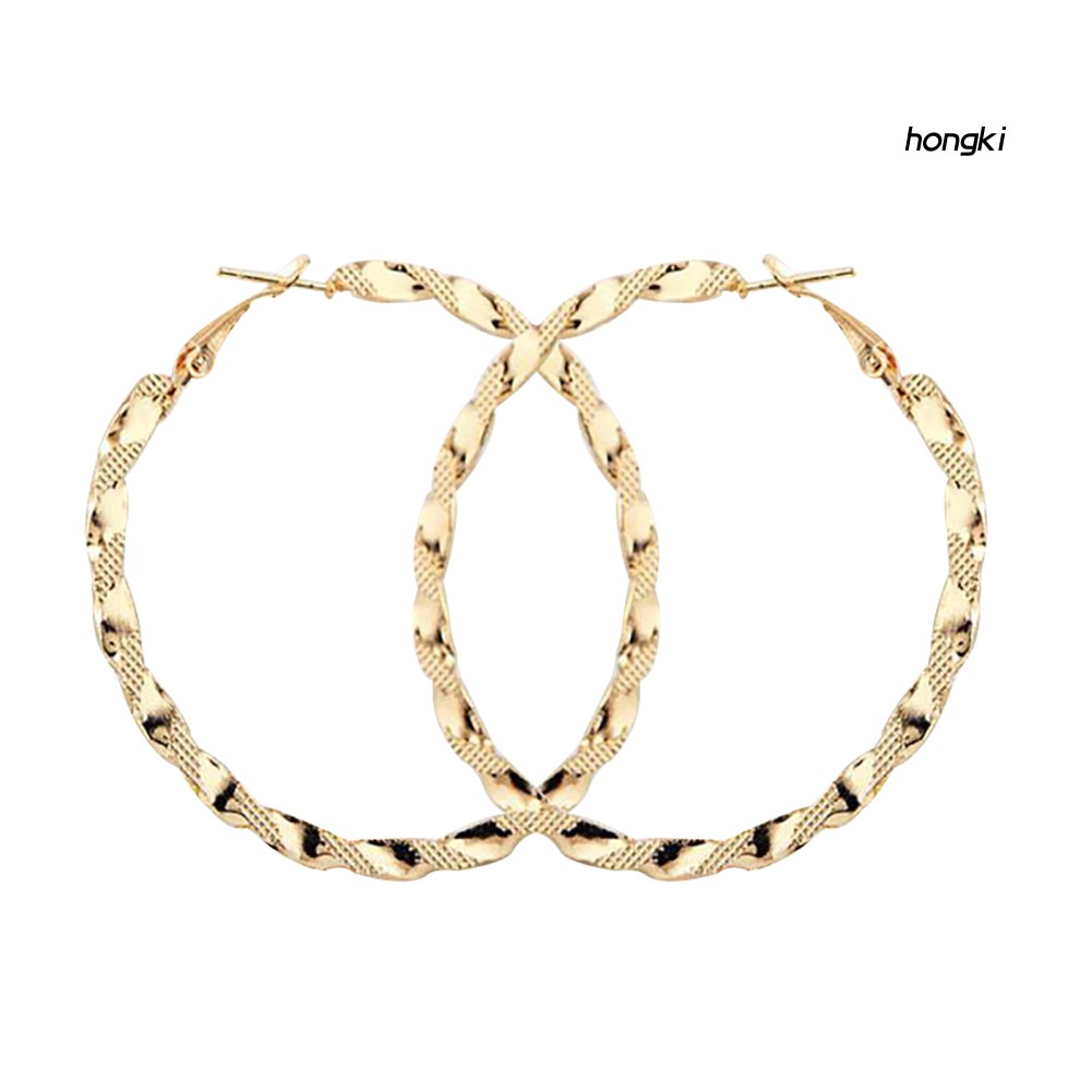 Hoa Tai Dạng Vòng To Thời Trang Dành Cho Nữ