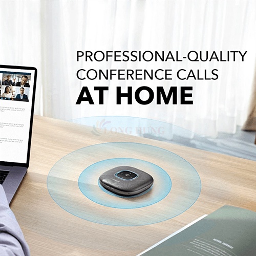 Loa Bluetooth Anker PowerConf A3301 - Hàng chính hãng - Bluetooth v5.0, công suất 3W, công nghệ chống ồn DSP