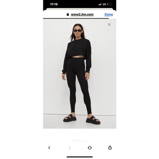 Quần legging HM auth size L