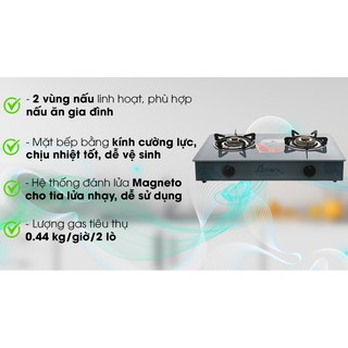 Bếp gas sunhouse apex apb 3550s