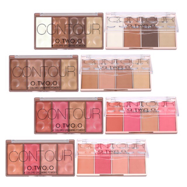 Bảng phấn má tạo khối Contour O.two.o