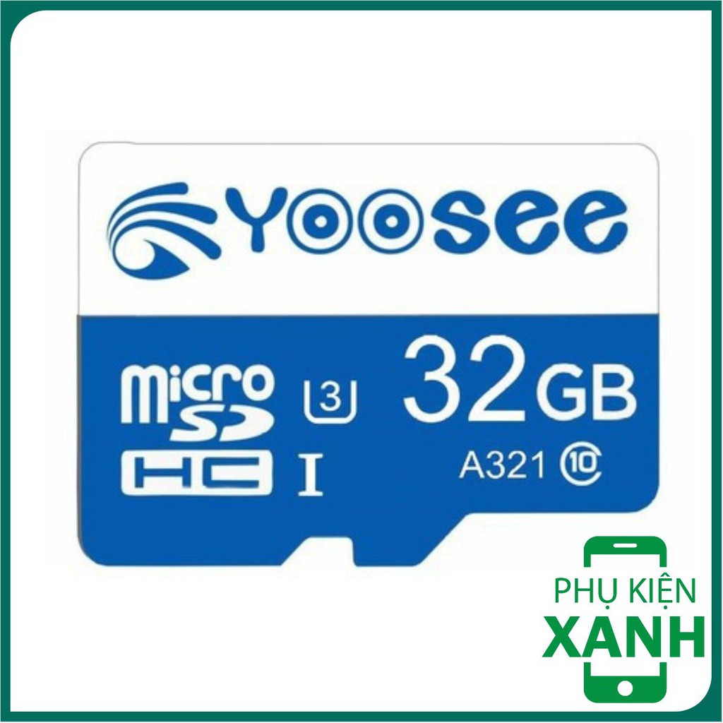 [ Bán Giá Xưởng ] Thẻ nhớ YOOSEE 32Gb U3 Class 10 chuyên dụng cho camera và điện thoại